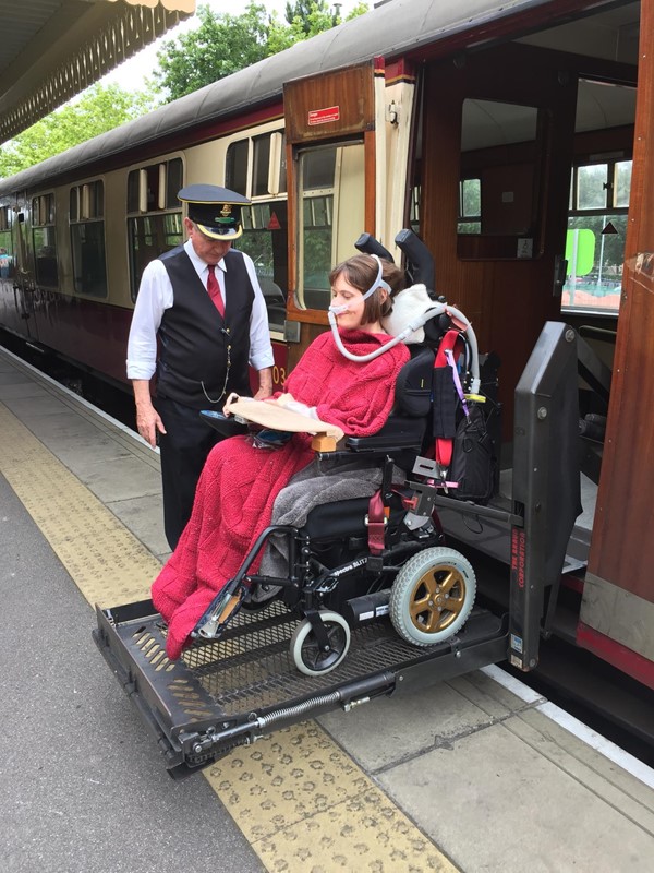 Platform lift into carriage