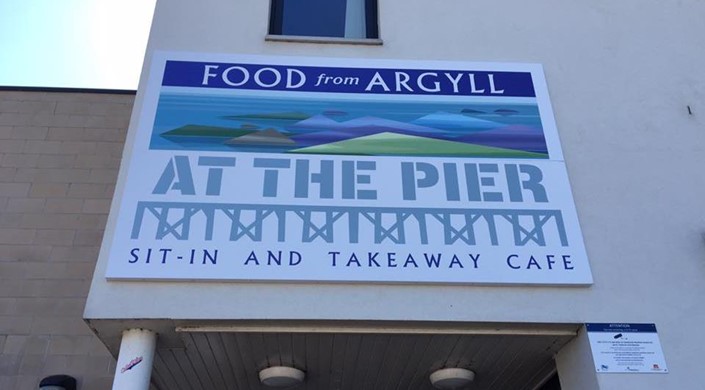 Food from Argyll at the Pier Cafe