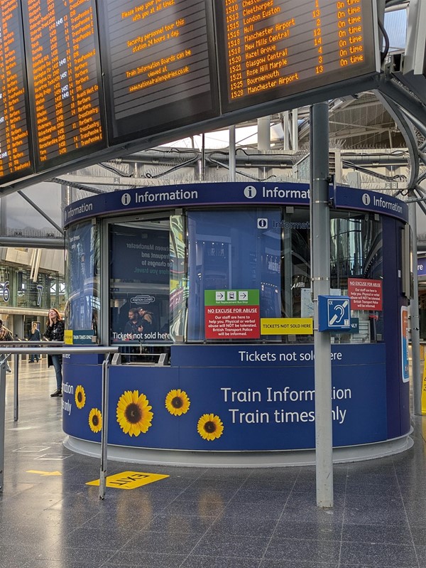 Image of information desk