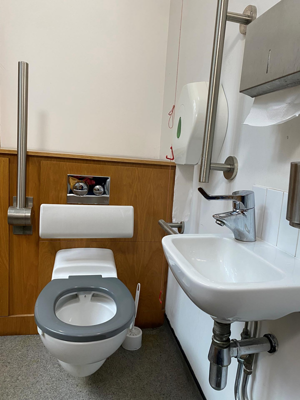 Fully equipped accessible loo on site.