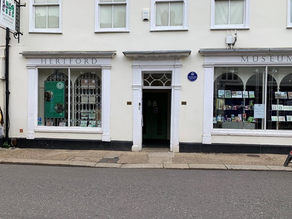 Hertford Museum entrance