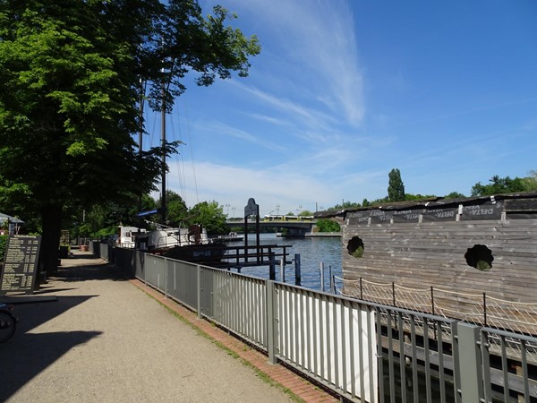 The riverside walk