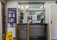 Image of ticket desk at Mount Florida Railway Station