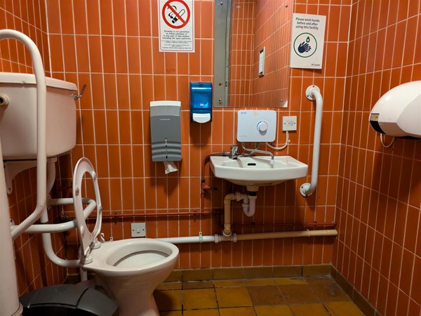 Image of accessible toilet at the station