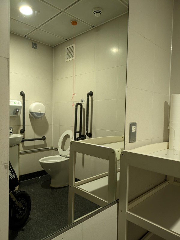 Image of the accessible bathroom mirror