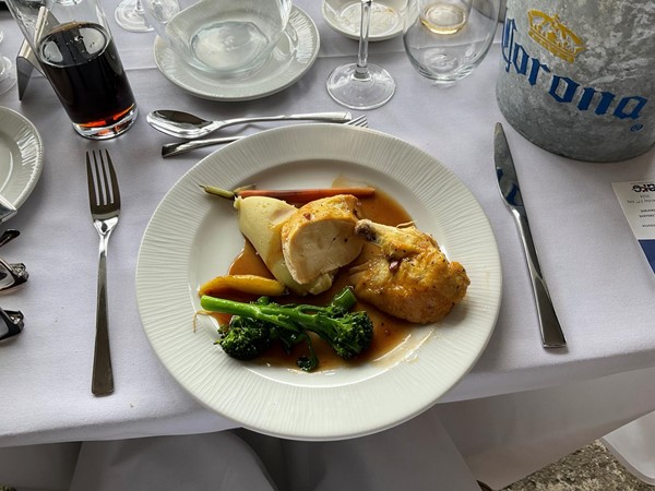 Image of a plate of food on a table