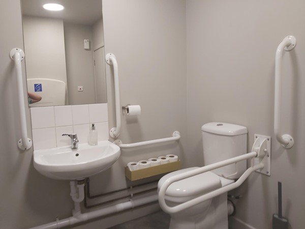 Image of an accessible toilet