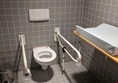 Photo of the accessible toilet.