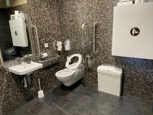 Image of an accessible toilet