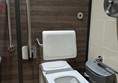 Image of the toilet seat in the accessible toilets