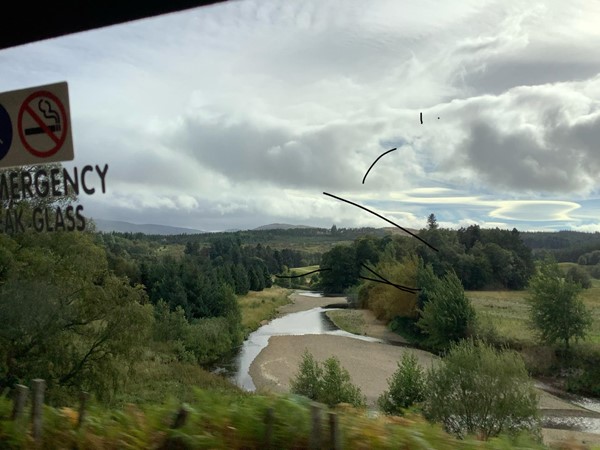 Scotland offers so many wonderful views and the small forested areas are a delight as we sped towards DALWHINNIE, along the “General Wades military road”