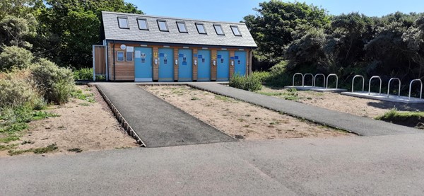 Picture of the toilet block