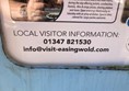 Picture of Easingwold Tourist Information information board with email address