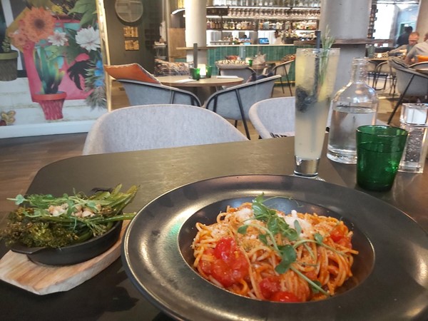 Image of a plate of food on a table