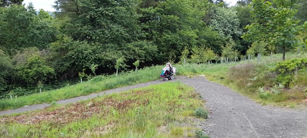 Picture of a Euan's Guide Ambassador meet up at  RSPB Scotland Loch Leven