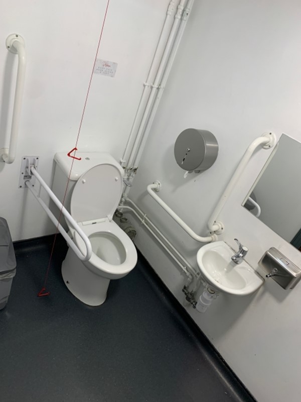 Image of an accessible toilet