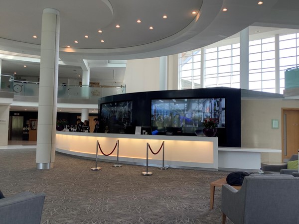 Picture of a reception desk