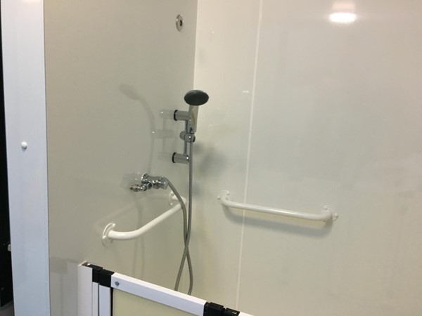 Accessible shower.