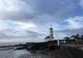 Arbroath's outer harbour and the Signal Tower