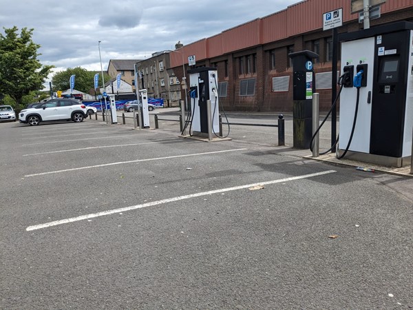 Image of EV chargersat Maxwell Street Car Park