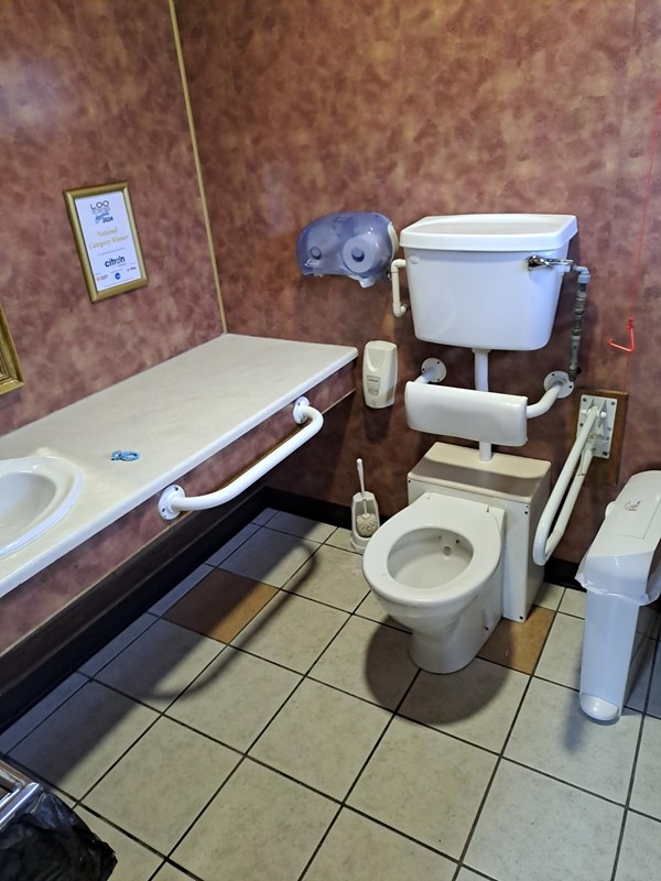 Image of an accessible toilet