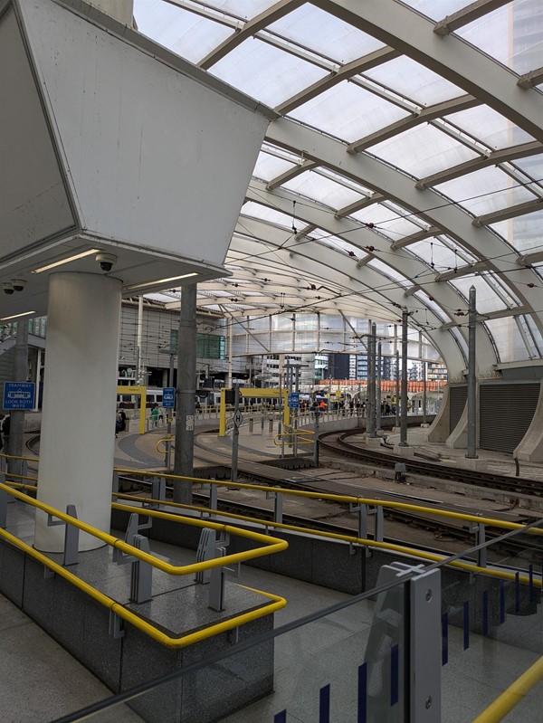 Image of the ramp for the Metrolink.