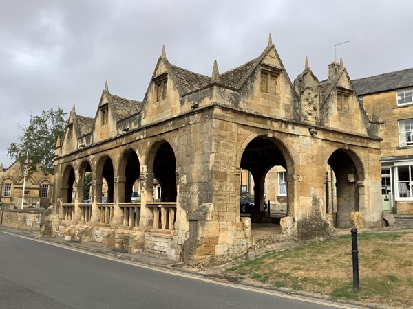 Historical notes about the town, including the MARKET HALL