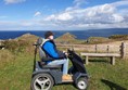 Picture of a tramper at Pentire