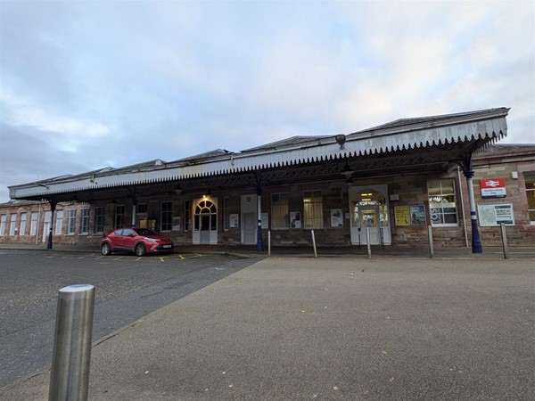 Image of entrance to the station