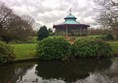 Photo of the park band stand.