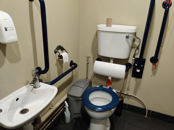 General view of the accessible toilet