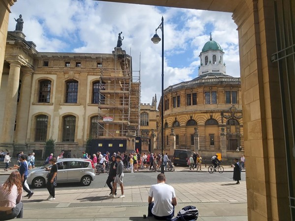 Picture of buildings and some scaffolding