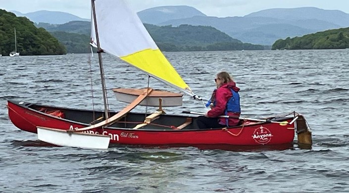 Canoe Sailing: Fast and fun!