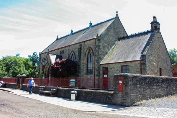 The church was accessible but when we were there, a school trip was having a talk.