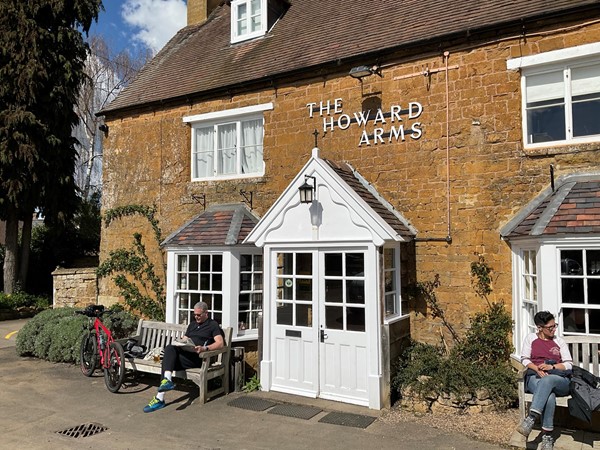 However, it is nice to walk around the green and view Howard Arms head on ( photo 9) before heading towards the front door which has a double set of pull push doors, but at least on the level