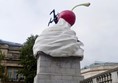 Picture of THE END by Heather Phillipson on the 4th Plinth.