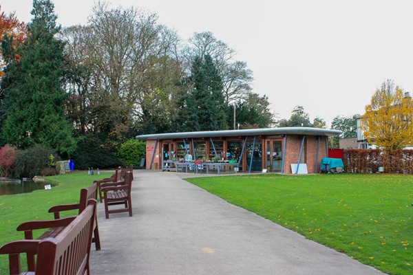 Main path up to visitor centre.