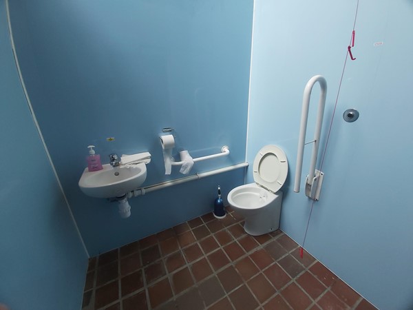 Image of the accessible toilet described above.