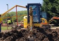 If and your child can get up to the cab of the static diggers, you can operate the scoop together