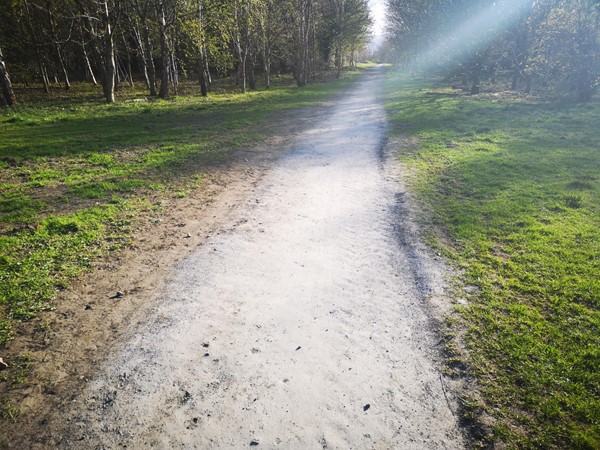 Path that takes you past the playpark.