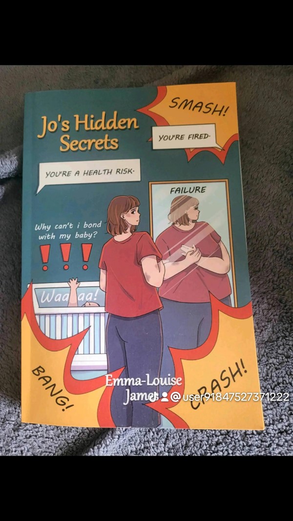 My book Jo's hidden secrets which raises money for charities close to my heart