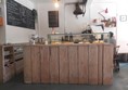 Image of a counter in a coffee shop