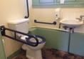 Picture of the accessible toilet at Lauriston Castle