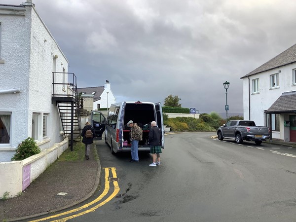 Image of a van being unloaded