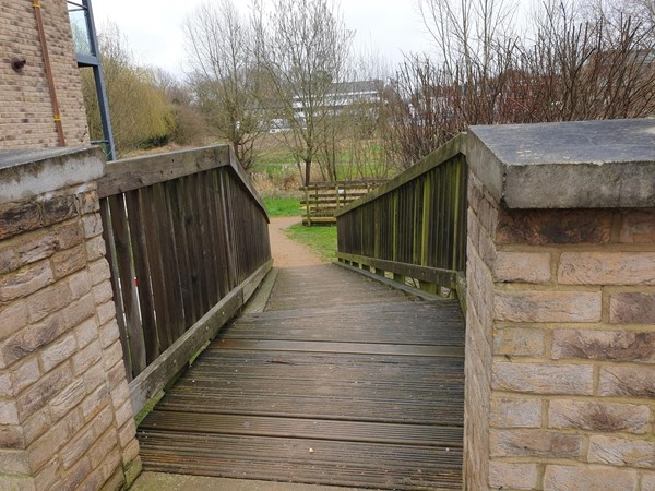 Entering the north east side of the site via Pepys Court.