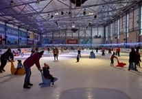 Relaxed Skating Party with Festive Characters 