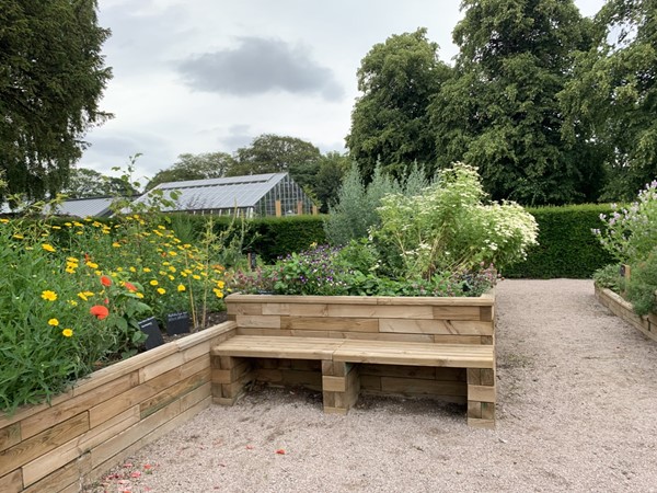 The gardens at Saughton Park