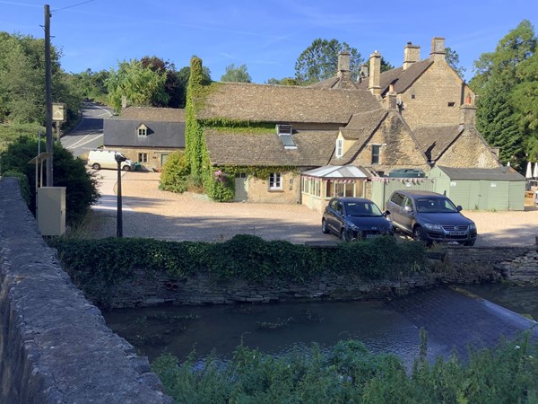 Inn at Fossbridge car park