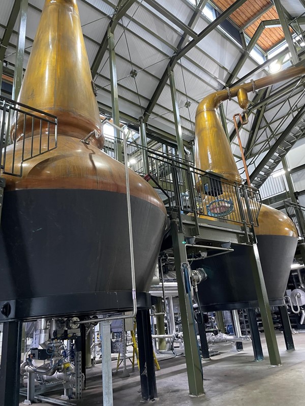 Image of the interior of a distillery