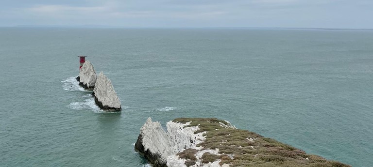 The Needles Old Battery and New Battery